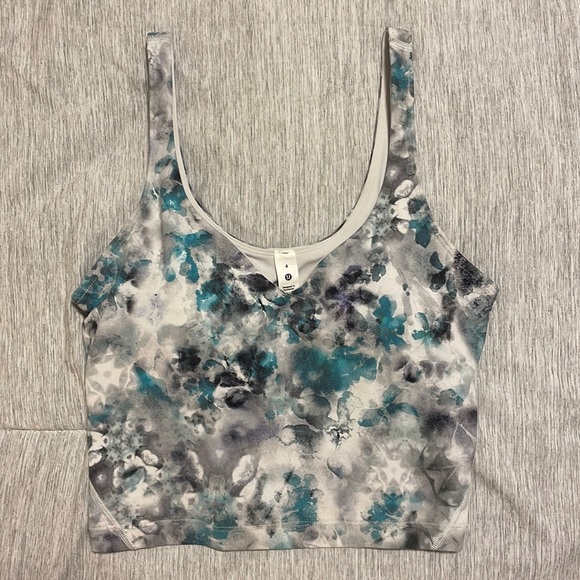 lululemon athletica Tops - NWOT Blue Watercolor Lululemon Align Tank